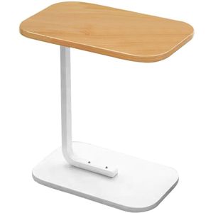 Home & Marker - Houten Bijzettafel - Koffietafel - Sidetable Wit - Banktafel - Bedtafel - 38x28x58 cm - DESKICA