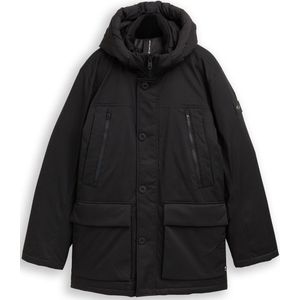 Tom Tailor - Herenparka - Regular Fit - Effen - Met Klepzakken