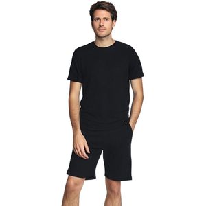 Trendyol Saks Regular Fit Wafelgebreide Shorts En Dikke Pyjamaset Tmnss23Pt00036