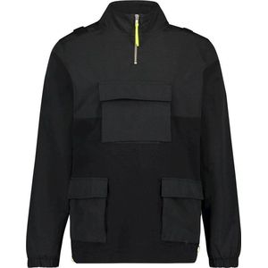 Purewhite Utility Half Zip Sweater Black