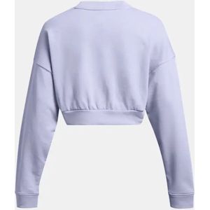 UA Rival Terry Oversized Crop Crew-PPL Size : MD