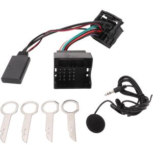 Bluetooth 5.0 Draadloze Audio Adapter Aux-in-Kabel met Microfoonvervanging voor Ford Focus Mondeo Fiesta Fusion 6000CD