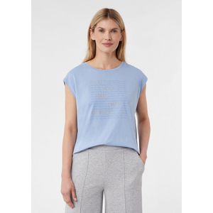 comma - T-Shirt - Katoen - Met Opvallende Print