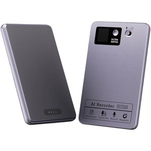 Topmelon AI Voice Recorder - Slimme Spraakrecorder met AI - Ultradunne - 64 gb intern geheugen - 152 Talen - met Beeldscherm -Transcriberen, Vertaling en samenvatten