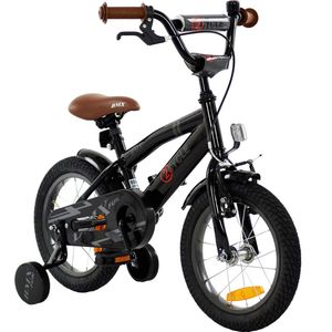 2Cycle BMX-Fun - Kinderfiets - 14 inch - Zwart - Jongensfiets - 14 inch fiets