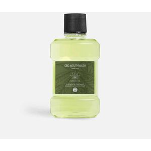 Nordic Oil© - CBD Mondwater 2x180ml - Antibacteriële Formule - Verfrissende Muntsmaak - Alcoholvrij - THC-vrij - Voor Optimale Mondhygiëne