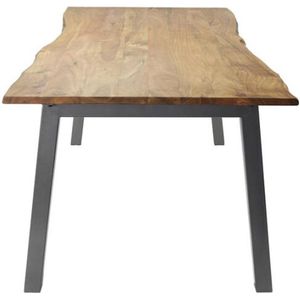 Eettafel 180 edge - Massief acacia naturel