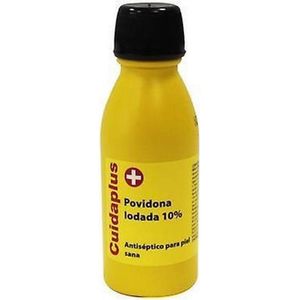 1 FLESS VAN 125 ML POVIDON ONTSMETTEN MET POVIDON JODIUM POVIDONJODIUM HUIDINFECTIE WONDJES JEUKENDE HOOFDHUID, OOK VOOR JE DIER