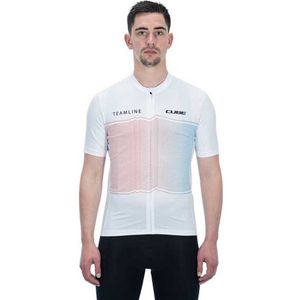 Cube Teamline Cmpt Korte Mouw Wielertrui Wit XL Man