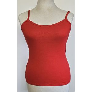 Fruit of the Loom Ladyfit Spaghetti Top – Rood – Maat S