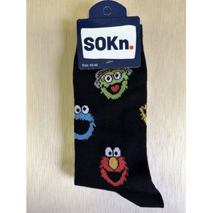 SOKn. Trendy sokken *SESAMSTRAAT* maat 40-46 (ook leuk om kado te geven !)