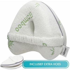 JHust - Kniekussen - Orthopedisch - Ergonomisch Beenkussen - Voor in Bed