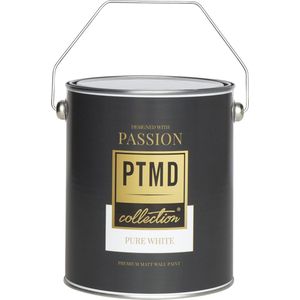 PTMD verf Premium wall paint Pure White 2,5L - muurverf afwasbaar - paint