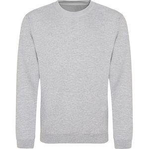 Vegan Sweater met lange mouwen 'Just Hoods' Heather Grey - 3XL