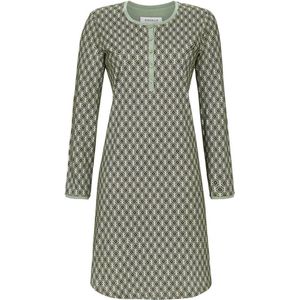 Katoenen bloemen nachthemd groen - Groen - Maat - 46