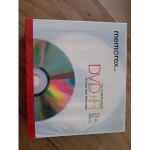 Memorex DVD+R 120min/4,7Gb 5 stuks in slimcase