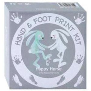 Happy Horse Konijn Richie Gipsblik Hand/voet afdruk - Baby cadeau