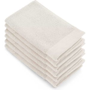 Walra Gastendoek Soft Cotton - 6x 30x50 - 100% Katoen - Kiezel Grijs