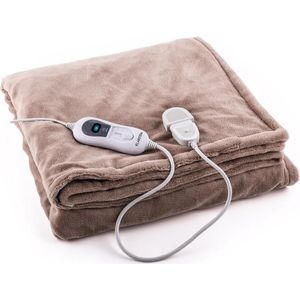 Dr. Watson XL elektrische deken 120 W 3 temperatuurniveaus 180 x 130 cm bedieningspaneel