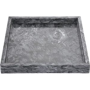 Marmeren dienblad voor badkamer en keuken opslag - Sieradenbord - Huisdecoratie - Zwart 25cm marble tray