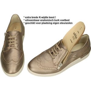 Solidus -Dames - brons - lage gesloten schoenen - maat 36