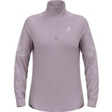 Odlo - Berra Graphic - Fleece Met Halve Rits - Paars