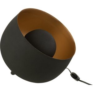 J-Linet tafellamp Rond Interieur - metaal - goud/zwart - small