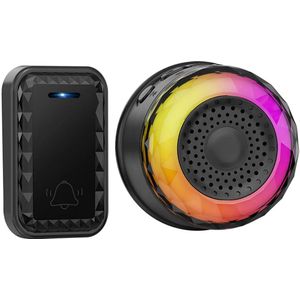 Xcruiser Draadloze Deurbel Uk Eu Us PlugSmatrul Draadloze Deurbellen Sos Alarm 62 Klokkenspel 350M Bereik Eu Us Uk Stekker 110db Deur Ring Bellen Bel Waterdichte Knop Zelf Aangedreven Nachtlampje Sensor Waterdichte