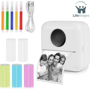 LifeStages Fotoprinter voor Smartphone -Fotoprinter - Fotoprinter Mobiel - Fotoprinter All in One - Duurzaam - Stijlvol