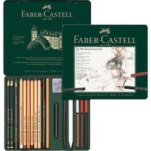Faber-Castell Pitt Monochrome set - 21-delig - FC-112976