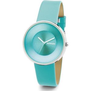 Lambretta Cielo turquoise - horloge - 37 mm - leer - turquoise