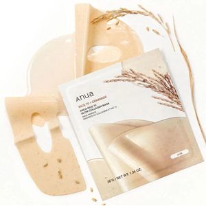 Anua - Rice 70 Glow Collageen Mask 4 stuks - Gezichtsmasker - Korean skincare