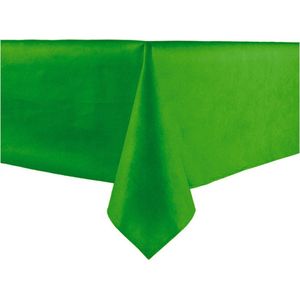 Luxe non woven tafelkleed groen 140 x 240 cm - Waterafstotend - Herbruikbaar - Wasbaar