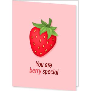 Je bent bijzonder kaart | You are very special card | Wenskaart | Speciaal | Set van 1, 4 of 6 dubbele wenskaarten 10,5*14,5 cm inclusief enveloppen