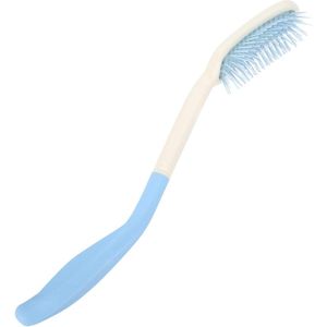 Allecto plus - Lange Steel Kam voor Ouderen & Mensen met Handicap - Antislip, Ergonomisch Ontwerp - Lange Reikwijdte - Hand Hoeft Niet opgetild te Worden