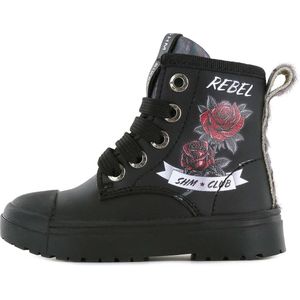 Enkelboots | Meisjes | Black Roses | Leer | Shoesme | Maat 27