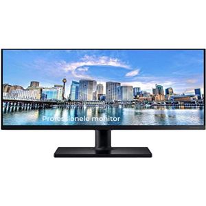 Serie 4 54,6cm F22T450FQR 22 Inch Zwart Mat Monitor - 16:9 Scherm - Energieklasse D - Perfect voor Werk en Entertainment