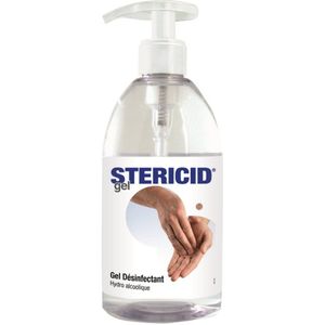 STERICID - Hydroalcoholische gel 500 ml - 4 flessen van 500 ml