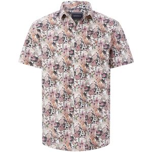 CENDAR - Overhemd - Kaki - Korte Mouwen