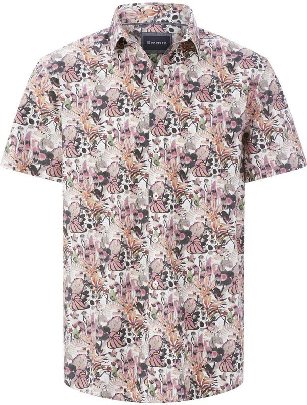 CENDAR - Overhemd - Kaki - Korte Mouwen