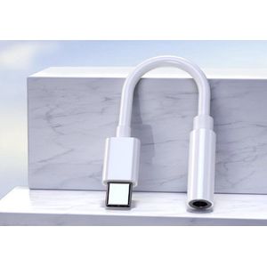 Digitale USB-C naar 3,5mm AUX Audio Adapter met DAC - Beschikbaar in Zwart/Wit