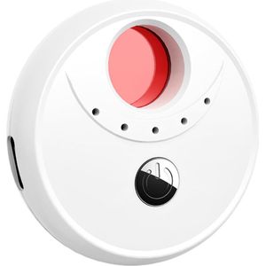 Verborgen Camera Detector - Anti Spy Detector met GPS-detectie - RF-signaaldetector voor Hotel Kantoor - Draadloze Signaaldetector Badkamer (Wit)