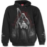 Spiral Dead Kiss Trui met capuchon zwart XL 100% katoen Everyday Goth, Gothic