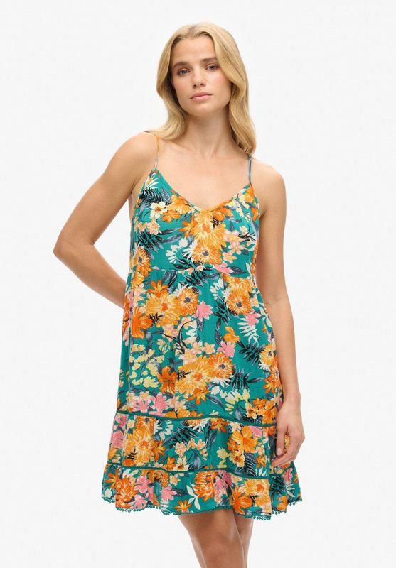 Superdry - Mini Beach Cami-jurk - Dames - Jurken