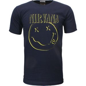 Nirvana Happy Smiley Kids T-Shirt - Officiële Merchandise - 104