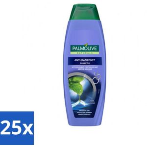 Palmolive Naturals - Shampoo - Anti-Roos - Wilde Munt - Verfrissend - 350 ml - Bulkverpakking - 25 stuks