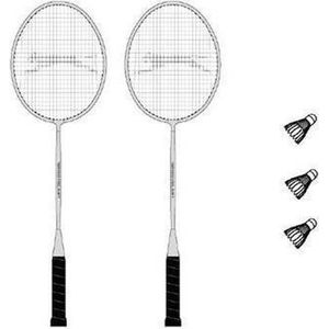 Slazenger Panther 2 Player Badminton set - inclusief opberghoes