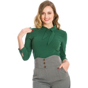 Dancing Days Longsleeve top -L- DOLLY GLAM Groen