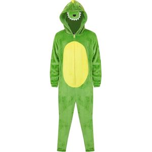 Krokodil Onesie voor Kinderen - Zachte Pluche Jumpsuit met Dierenmotief