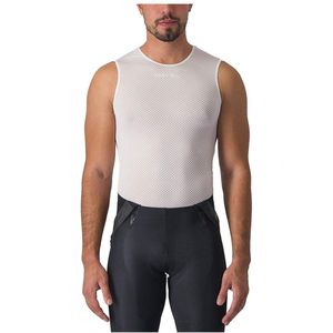 Castelli Pro Mesh 2.0 Mouwloos Basislaag Wit XS Man